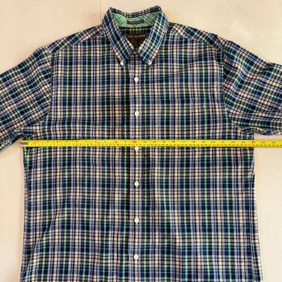 SADDLEBRED | Short Sleeve Men's button down shirt Size L - Picture 8 of 13